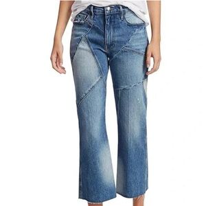 Frame Denim Le Sylvie Kick Boot Jeans in Duncan Wash